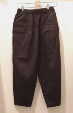 GU メンズ バルーンアンクルパンツ ブラック S