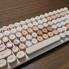 【マウス付き】タイプライター風☆ワイヤレスキーボード MOFii