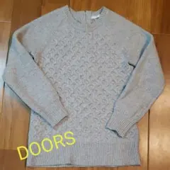 アーバンリサーチDOORS　アラン　レディース　セーター　後ろZIP