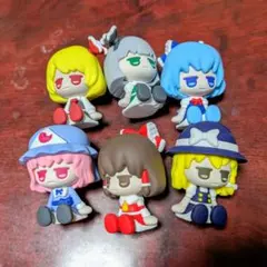 東方Project じとっと（JITOT） ミニラバーフィギュア 6種セット