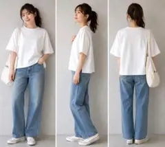 THE SHINZONE ザシンゾーン 半袖 Tシャツ 白 F オーバーサイズのサムネイル