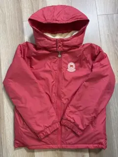 ミキハウス3wayコート　リバーシブルフリースベスト