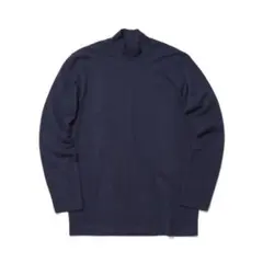 ANATOMICA アナトミカ ハイネック　ロングスリーブTシャツ　M ネイビー