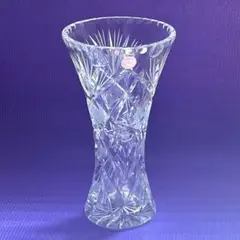 ボヘミアクリスタル 花瓶 一輪挿しpbo24% 500PKチェコ製 ボヘミアングラス 500PKカット 花瓶（フラワーベース