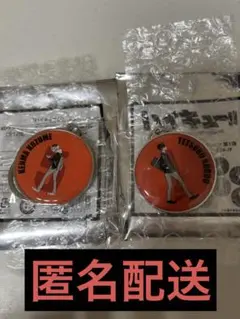 ハイキュー！！RUNメタルキーホルダー　音駒　黒尾鉄朗　狐爪研磨　セット