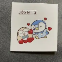 ポケモンパン　デコキャラシール　ポケピース　モクロー　ポッチャマ