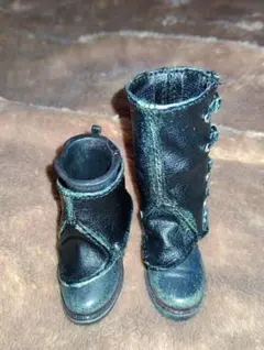 [Terminator•Salvation]marcus1/6黒革ブーツ 1足