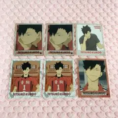 ハイキュー　黒尾鉄朗　フォト風メタルステッカー