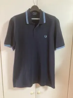 FRED PERRY イングランド製 ネイビー　ポロシャツ 46