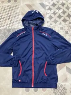 FILAフィラ★フード付きジャケット ネイビー　ゴルフ　テニス　サイズM