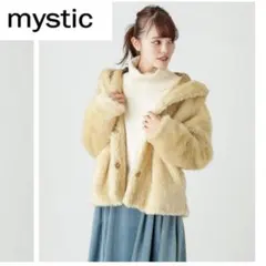 未使用品☆mystic　フェイクファーブルゾン　OFF FREE