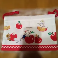 familiar 　お弁当袋 　赤　ファミリア