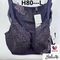 ワコール サルートBTJ774 4/5カップ 小さく見せるブラ H80セット