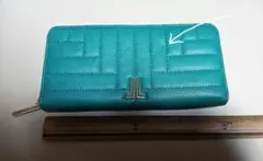 LANVIN　 ランバン　キルティング 　グリーン　長財布　未使用