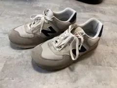 ニューバランス　New Balance 574 ベージュ/ネイビー スニーカー