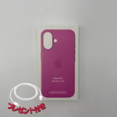 新品-純正互換品-iPhone16 シリコンケース ピオニー