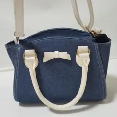 B144 CECIL MCBEE  デニムショルダーバッグ  2way