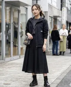 THE NORTH FACE ブラックジャケット フルジッパー