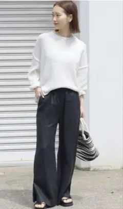 journal standard relume 麻スリットイージーパンツ