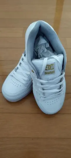 [日替値引]DCホワイトスニーカー・(メンズ)　靴　￥7500→￥5800