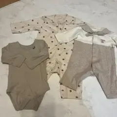 妖精の森　ロンパース　カバーオール　他 全3点セット