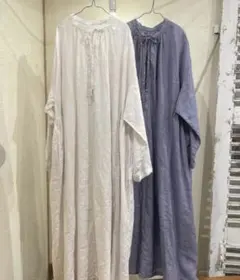 nest robe ネストローブ リネンリボンレーススモックワンピースのサムネイル