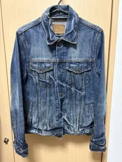 ダメージ加工 インディゴブルー Gジャン