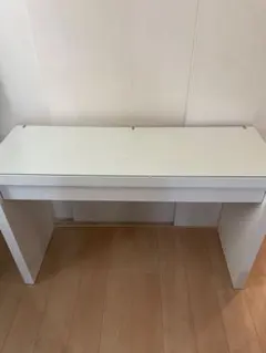 IKEAマルムホワイト天板ドレッサー　机　デスク MALM マルム ドレッサー, ホワイト, 120x41 cm - IKEA