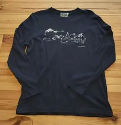 東京都美術館　Egon Schiele　展　ネイビー 長袖Tシャツ