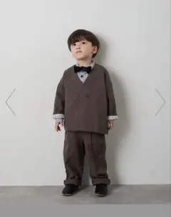 rizière フォーマルスーツ セットアップブラウン