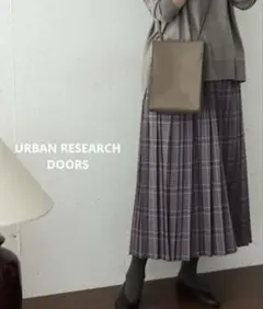 urban researchチェック ロングスカートのサムネイル