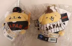 侍ジャパン サンリオ 一番くじ　カラビナ付マスコット　WBCポムポムプリン