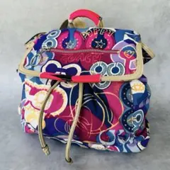 希少✨Y2K COACH POPPY Graffiti backpackのサムネイル
