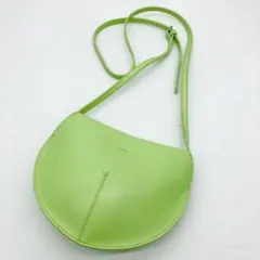 YAHKI ヤーキ ショルダーバッグ レザー ライトグリーン 緑 ポシェットのサムネイル