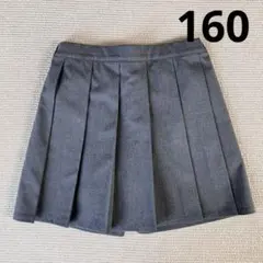 美品 160cm UNIQLO ユニクロ GIRLS プリーツミニスコート