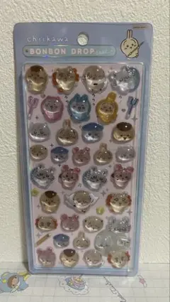 国内正規品 ボンボンドロップシール ちいかわ みんなポーズ ハチワレ うさぎ