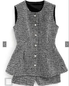 GRL ツイード　セットアップ