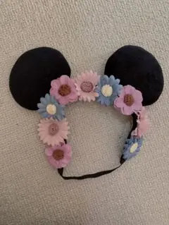 値下げ！ディズニー 花冠風カチューシャ ミニー