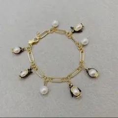 K034/kate spade/ゴールド エナメルティーカップブレスレット - メルカリ