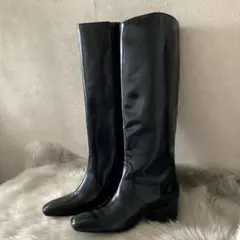 styling/＊スクエアトゥ パテントエナメル乗馬ブーツS