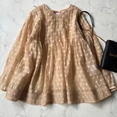 IENA 別注　TORRAZZO DONNA ブラウス ドット 長袖 シアー