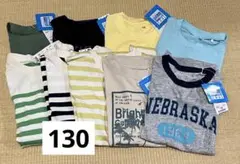 130cm 半袖Tシャツ　新品未使用　9着　まとめ売り