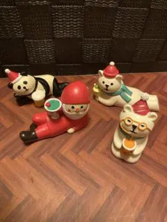 デコレ コンコンブル クリスマス 置物 4体セット