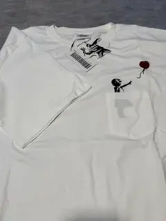 Banksy バルーン Tシャツ Lサイズ ホワイト