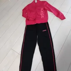adidas ジャージ上下セット ピンク・黒
