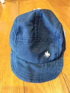 ポロ刺繍 ネイビーキャップ　ポロベビー　44㎝