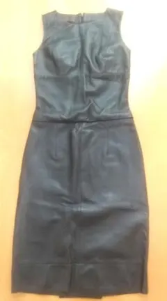 美品　LOEWE ロエベ　シルク100% ノースリーブワンピース　ジレ風 LOEWE ロエベ ワンピース/ノースリーブワンピース/BELTED DRESS