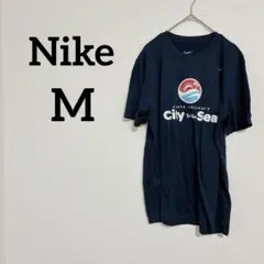 Nike 【M】DRI-FIT Tシャツ ナイキ 紺色 ネイビー トップス