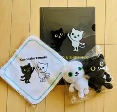 【非売品】ヤマト運輸ぬいぐるみ　クリアファイル　ミニハンカチ