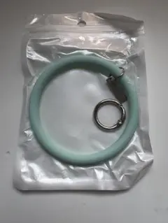 ミントグリーン シリコンリングストラップ